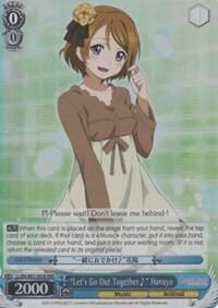 "Let's Go Out Together~" Hanayo (RRR), Love Live! DX LL/EN-W01-092R RRR