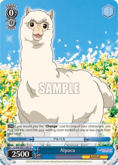 Alpaca, Love Live! DX LL/EN-W01-097 U