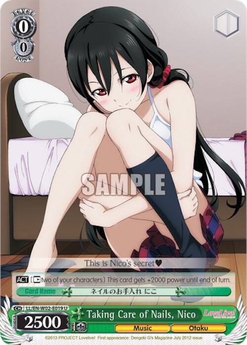 Taking Care of Nails, Nico, Love Live! DX Vol.2 LL/EN-W02-E019 U