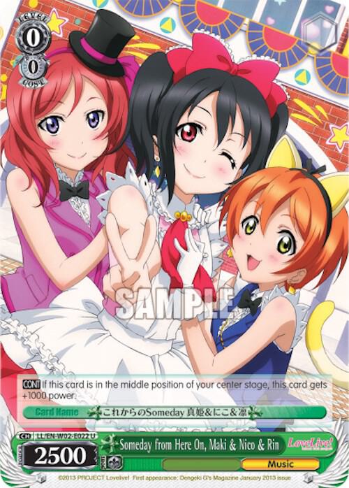Someday from Here On, Maki & Nico & Rin, Love Live! DX Vol.2 LL/EN-W02-E022 U