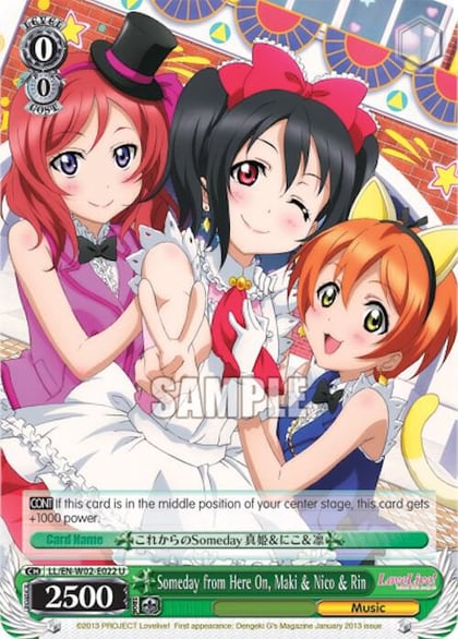 Someday from Here On, Maki & Nico & Rin, Love Live! DX Vol.2 LL/EN-W02-E022 U