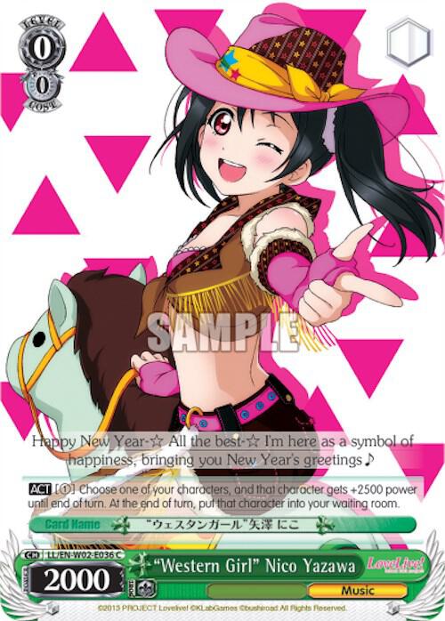 "Western Girl" Nico Yazawa, Love Live! DX Vol.2 LL/EN-W02-E036 C