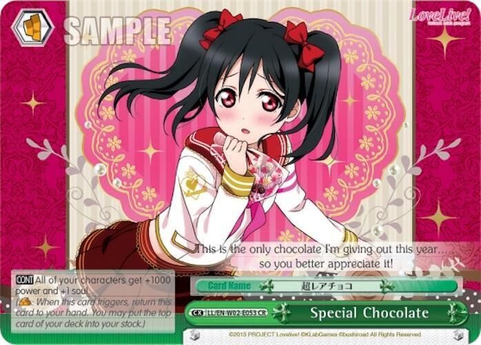 Special Chocolate, Love Live! DX Vol.2 LL/EN-W02-E053 CR