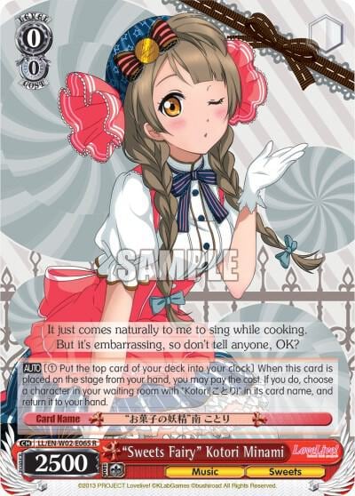 "Sweets Fairy" Kotori Minami, Love Live! DX Vol.2 LL/EN-W02-E065 R