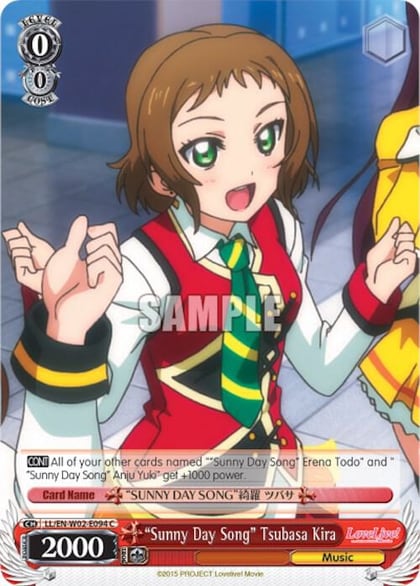 "Sunny Day Song" Tsubasa Kira, Love Live! DX Vol.2 LL/EN-W02-E094 C