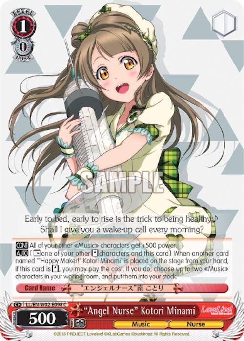 "Angel Nurse" Kotori Minami, Love Live! DX Vol.2 LL/EN-W02-E098 C