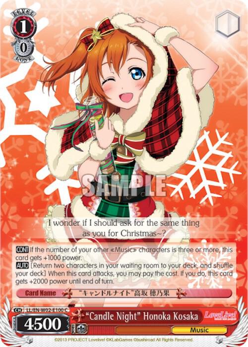 "Candle Night" Honoka Kosaka, Love Live! DX Vol.2 LL/EN-W02-E100 C