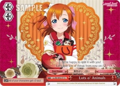 Lots o' Animals, Love Live! DX Vol.2 LL/EN-W02-E113 CC