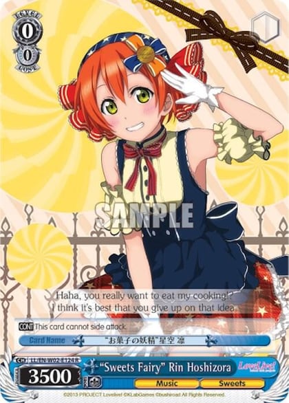 "Sweets Fairy" Rin Hoshizora, Love Live! DX Vol.2 LL/EN-W02-E124 R
