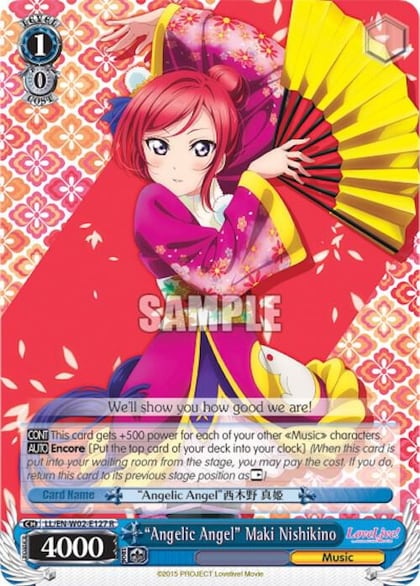 "Angelic Angel" Maki Nishikino, Love Live! DX Vol.2 LL/EN-W02-E127 R
