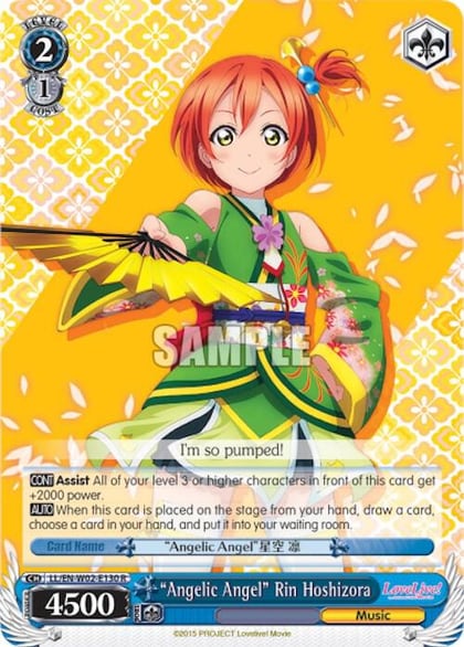 "Angelic Angel" Rin Hoshizora, Love Live! DX Vol.2 LL/EN-W02-E130 R