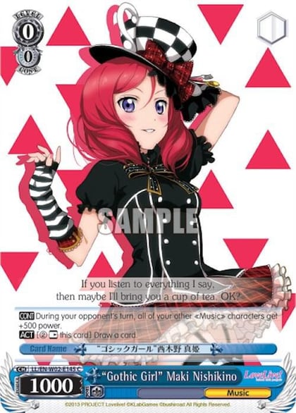 "Gothic Girl" Maki Nishikino, Love Live! DX Vol.2 LL/EN-W02-E145 C