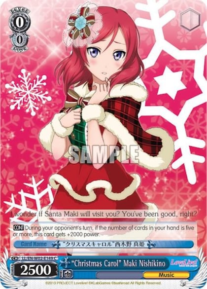 "Christmas Carol" Maki Nishikino, Love Live! DX Vol.2 LL/EN-W02-E149 C