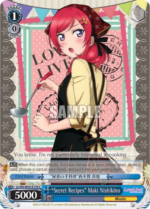 "Secret Recipes" Maki Nishikino, Love Live! DX Vol.2 LL/EN-W02-E154 C