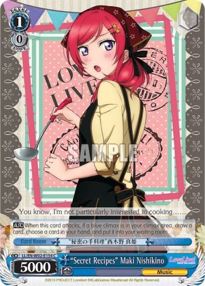 "Secret Recipes" Maki Nishikino, Love Live! DX Vol.2 LL/EN-W02-E154 C