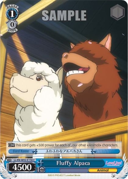 Fluffy Alpaca, Love Live! DX Vol.2 LL/EN-W02-E156 C