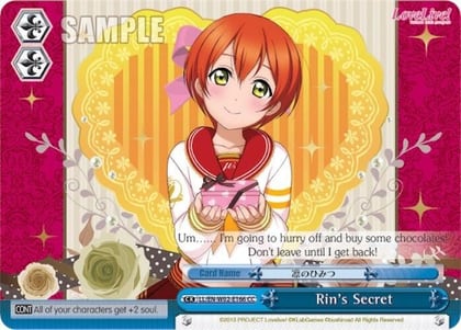 Rin's Secret, Love Live! DX Vol.2 LL/EN-W02-E166 CC