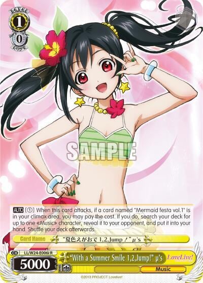 "With a Summer Smile 1,2,Jump!" u's (I), Love Live! LL/W24-E006i R