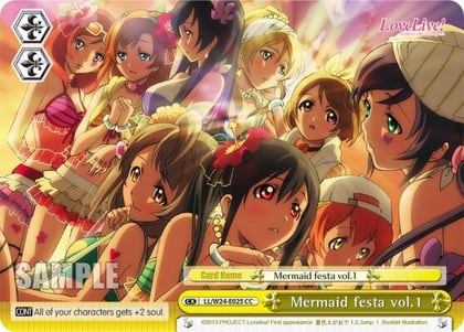 Mermaid festa vol.1, Love Live! LL/W24-E025 CC