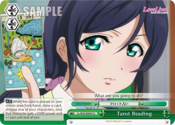 Tarot Reading, Love Live! LL/W24-E050 CC
