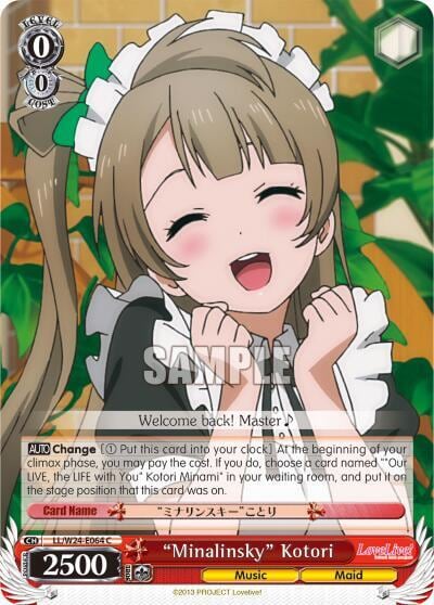 "Minalinsky" Kotori, Love Live! LL/W24-E064 C