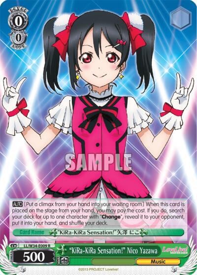 "KiRa-KiRa Sensation!" Nico Yazawa, Love Live! Vol. 2 LL/W34-E009 R