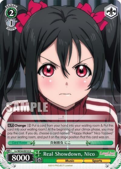Real Showdown, Nico, Love Live! Vol. 2 LL/W34-E010 U