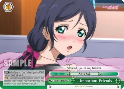 Important Friends, Love Live! Vol. 2 LL/W34-E030 CR