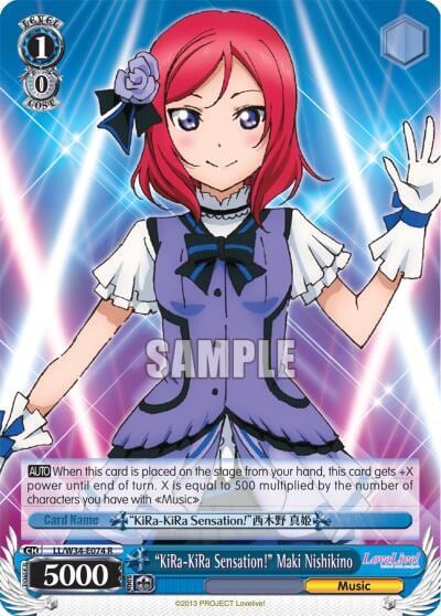 "KiRa-KiRa Sensation!" Maki Nishikino, Love Live! Vol. 2 LL/W34-E074 R