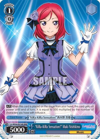 "KiRa-KiRa Sensation!" Maki Nishikino (RRR), Love Live! Vol. 2 LL/W34-E074R RRR