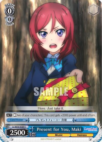 Present for You, Maki, Love Live! Vol. 2 LL/W34-E089 C