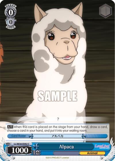 Alpaca, Love Live! Vol. 2 LL/W34-E092 C