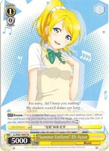 "Summer Uniform" Eli Ayase, Love Live! Vol. 2 LL/W36-TE09 TD