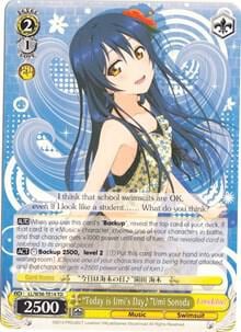 "Today is Umi's Day" Umi Sonoda, Love Live! Vol. 2 LL/W36-TE14 TD