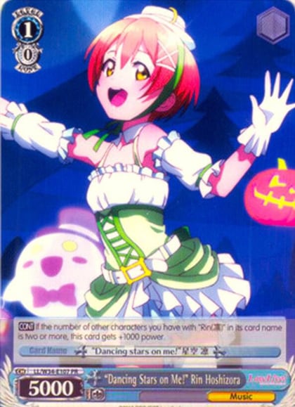 "Dancing Stars on Me!" Rin Hoshizora, Love Live! Vol. 2 LL/W34-E107 PR