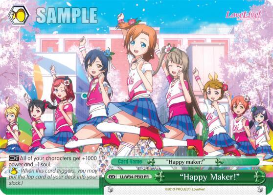 "Happy Maker!", Love Live! Vol. 2 LL/W34-PE03 PR