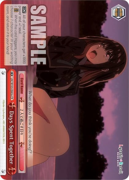 Days Spent Together (a), Lycoris Recoil LRC/W105-E063a CR