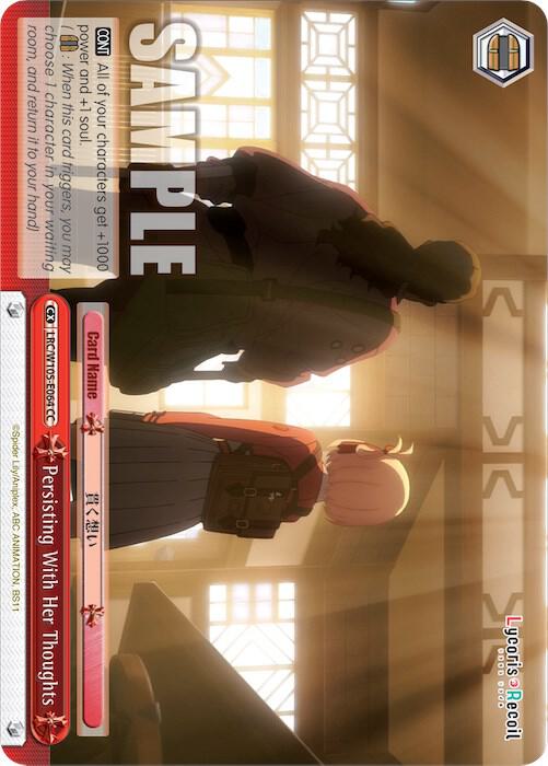 Persisting With Her Thoughts, Lycoris Recoil LRC/W105-E064 CC