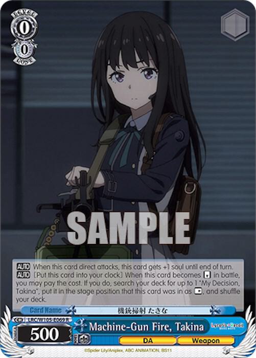 Machine-Gun Fire, Takina, Lycoris Recoil LRC/W105-E069 R