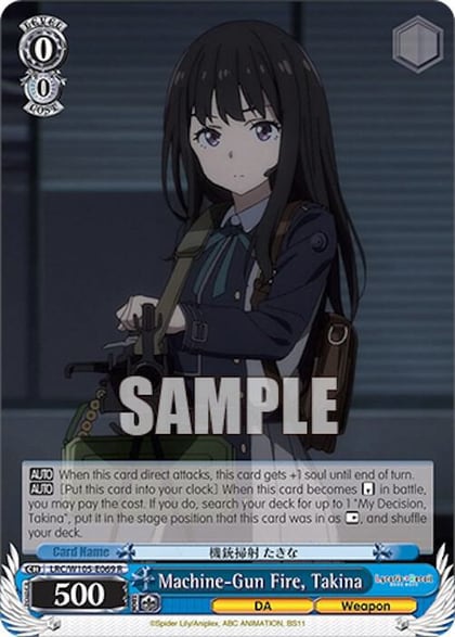 Machine-Gun Fire, Takina, Lycoris Recoil LRC/W105-E069 R