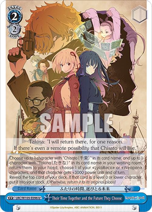 Their Time Together and the Future They Choose, Lycoris Recoil LRC/W105-E096 U
