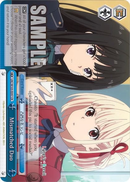 Mismatched Duo, Lycoris Recoil LRC/W105-E097 CR