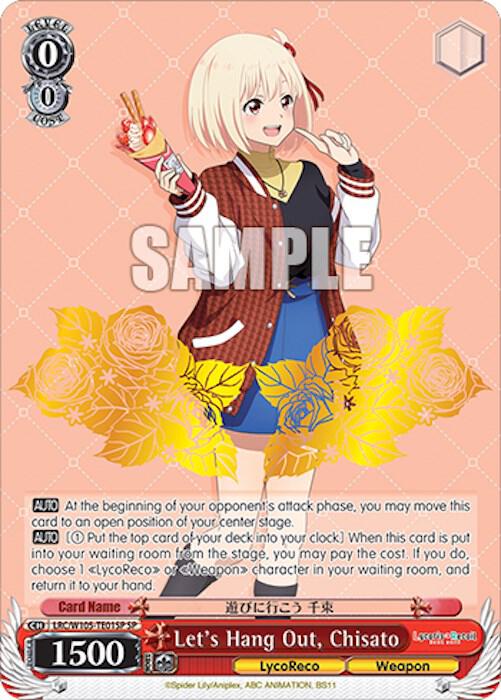 Let's Hang Out, Chisato (SP), Lycoris Recoil LRC/W105-TE01SP SP