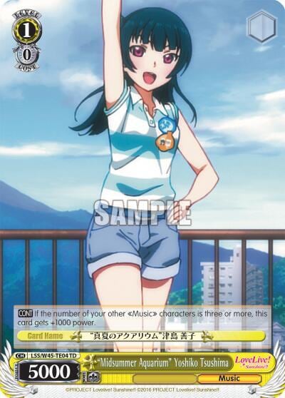 "Midsummer Aquarium" Yoshiko Tsushima, Love Live! Sunshine!! LSS/W45-TE04 TD