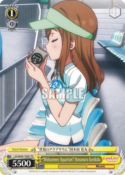 "Midsummer Aquarium" Hanamaru Kunikida, Love Live! Sunshine!! LSS/W45-TE05 TD