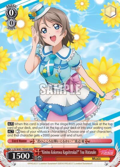 "Kimino Kokorowa Kagaiterukai?" You Watanabe (RRR), Love Live! Sunshine!! LSS/W45-TE08R RRR