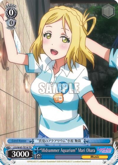 "Midsummer Aquarium" Mari Ohara, Love Live! Sunshine!! LSS/W45-TE18 TD