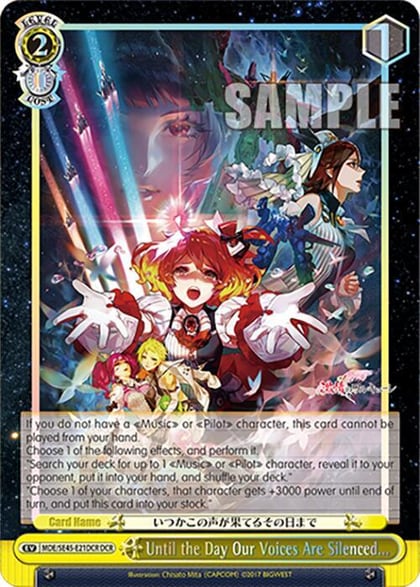 Until the Day Our Voices Are Silenced... (DCR), MACROSS Delta Premium Booster MDE/SE45E21DCR DCR