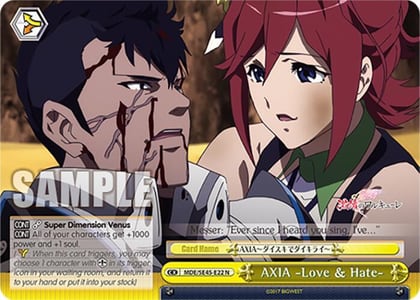 AXIA Love & Hate, MACROSS Delta Premium Booster MDE/SE45E22 N