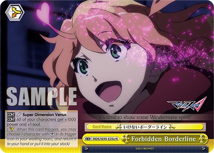 Forbidden Borderline (A), MACROSS Delta Premium Booster MDE/SE45E23a N